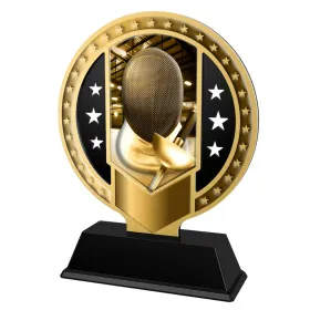 Kovová trofej SAMR03M28 | Šerm Výška cm: 13, Barva: bronz