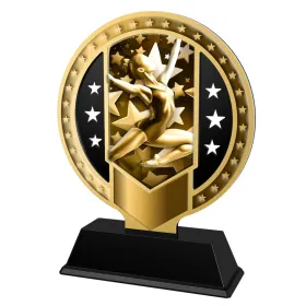 Kovová trofej SAMR03M29 | Gymnasitka Výška cm: 17, Barva: bronz