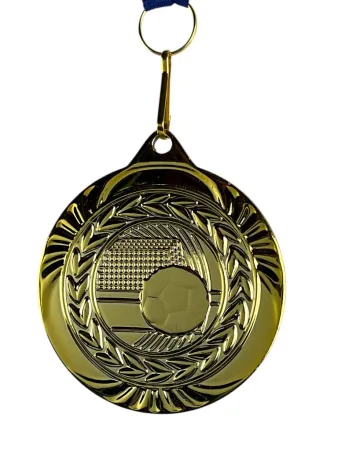 Medaile MDS0040 | Fotbal Barva: stříbro, Stuha: ST3