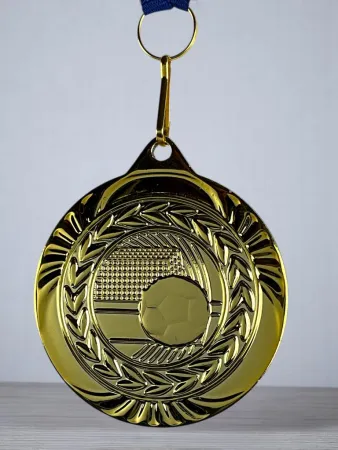 Medaile MDS0040 | Fotbal Barva: stříbro, Stuha: ST3