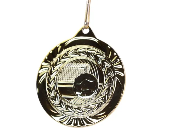 Medaile MDS0040 | Fotbal Barva: stříbro, Stuha: ST3