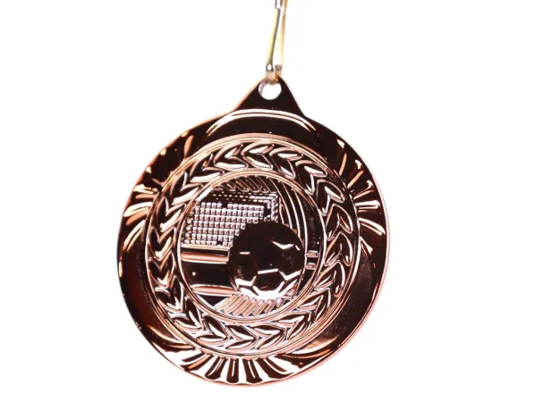 Medaile MDS0040 | Fotbal Barva: stříbro, Stuha: ST3