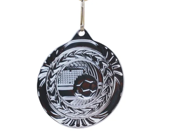 Medaile MDS0040 | Fotbal Barva: stříbro, Stuha: ST3