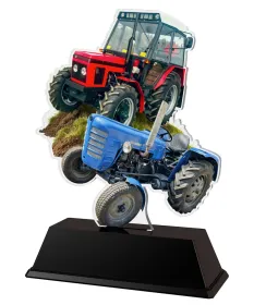 Akrylátová trofej FA200M48 | Traktoriáda Výška cm: 14, Šířka cm: 11