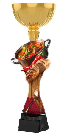 Akrylátová trofej ACUPCGM130 | Vaření guláše Výška cm: 34,5