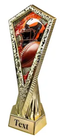 Sportovní pohár AY1M02 | Americký fotbal Výška 27cm, barva: bronz