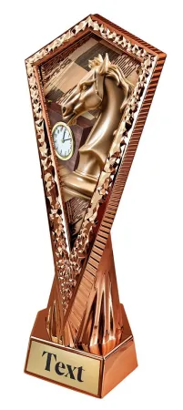 Sportovní pohár AY1M08 | Šachy Výška 27cm, barva: stříbro