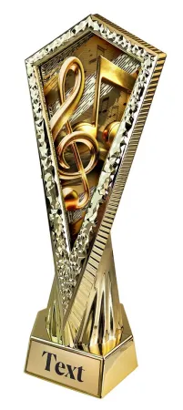 Sportovní pohár AY1M14 | Hudba Výška 27cm, barva: bronz