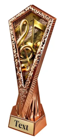 Sportovní pohár AY1M14 | Hudba Výška 27cm, barva: bronz