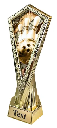 Sportovní pohár AYR1M03 | Bowling Výška 27cm, barva: zlato