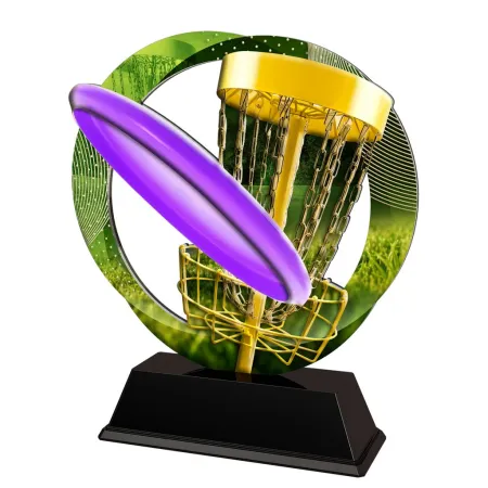 Kovová trofej SAM02M30 | Discgolf Výška cm: 13, Barva: bronz