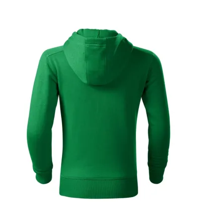 Mikina dětská Trendy Zipper 412 - 122 cm/6 let - středně zelená
