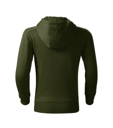 Mikina dětská Trendy Zipper 412 - 122 cm/6 let - military