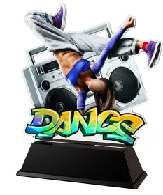 Akrylátová trofej FA210M69 | Tanec Výška cm: 10, Šířka cm: 6