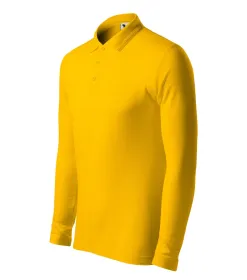 Polokošile pánská Pique Polo LS 221 - XXL - žlutá