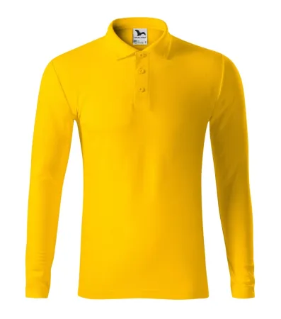 Polokošile pánská Pique Polo LS 221 - 3XL - žlutá