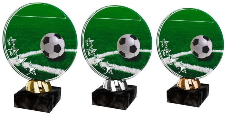 Akrylátová trofej ACL2103M1 | Fotbal Výška cm: 15, Barva: zlato