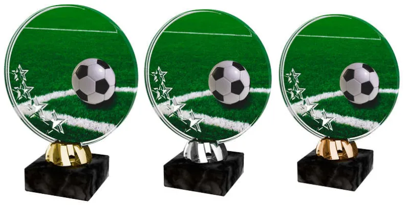 Akrylátová trofej ACL2103M1 | Fotbal Výška cm: 15, Barva: zlato