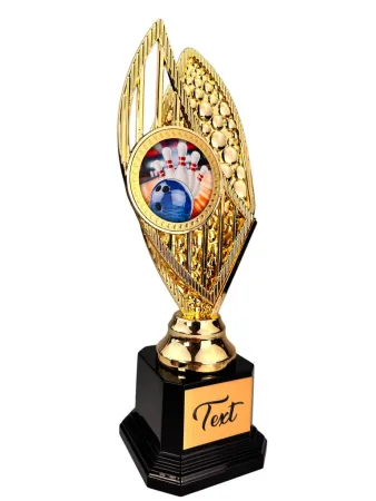 Designová trofej AV1 Výška: 31cm, Barva: stříbro