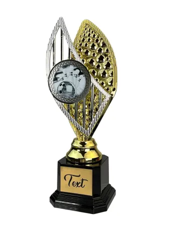Designová trofej AV1 Výška: 31cm, Barva: stříbro