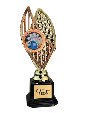 Designová trofej AV1 Výška: 31cm, Barva: stříbro