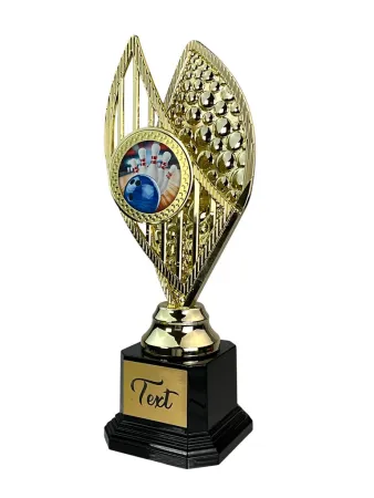 Designová trofej AV1 Výška: 31cm, Barva: stříbro