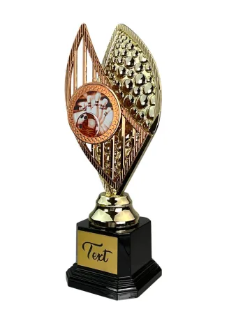 Designová trofej AV1 Výška: 31cm, Barva: stříbro