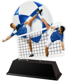 Akrylátová trofej FA200M49 | Nohejbal Výška cm: 10, Šířka cm: 6