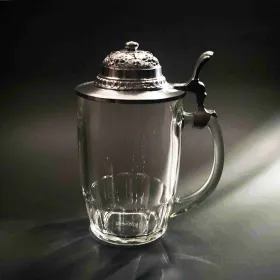 Pivní sklenice půllitr BAMBERK 0,5l s víčkem pro vlastní dekor