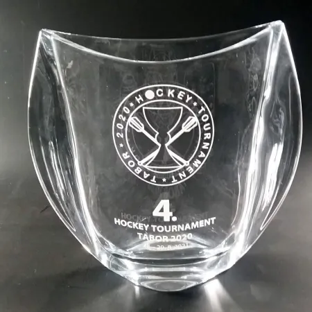 Skleněná trofej Bohemia ORBIT 180