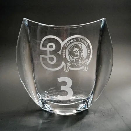 Skleněná trofej Bohemia ORBIT 180