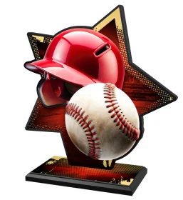 Kovová trofej SAM01M03 | Baseball Výška cm: 15,5