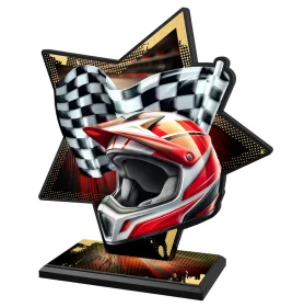 Kovová trofej SAM01M09 | Motorsport Výška cm: 15,5