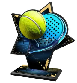 Kovová trofej SAM01M14 | Padel Výška cm: 15,5