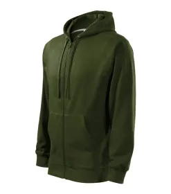 Mikina pánská Trendy Zipper 410 - XXL - military