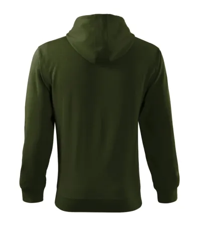 Mikina pánská Trendy Zipper 410 - L - military