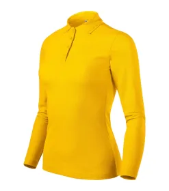 Polokošile dámská Pique Polo LS 231 - L - žlutá