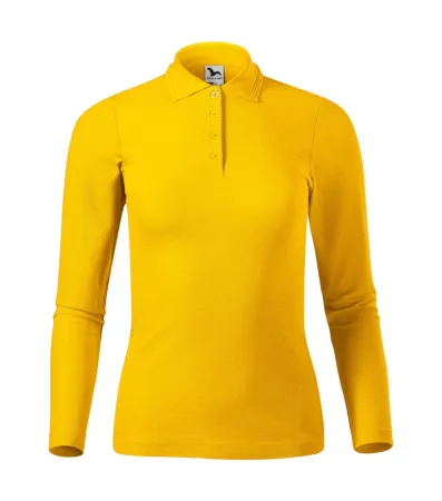 Polokošile dámská Pique Polo LS 231 - XL - žlutá