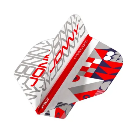 Red Dragon Letky Jonny Clayton Stack Hardcore - White & Red RF6663