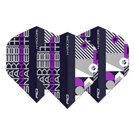 Red Dragon Letky Peter Wright Snakebite Stack Hardcore - Black & Purple RF6656