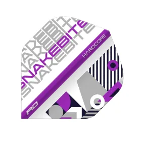 Red Dragon Letky Peter Wright Snakebite Stack Hardcore - White & Purple RF6661