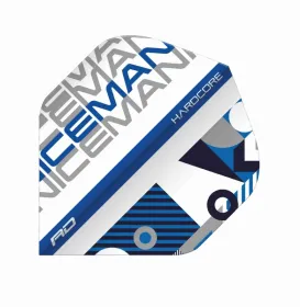 Red Dragon Letky Gerwyn Price Iceman Stack Hardcore - White & Blue RF6664