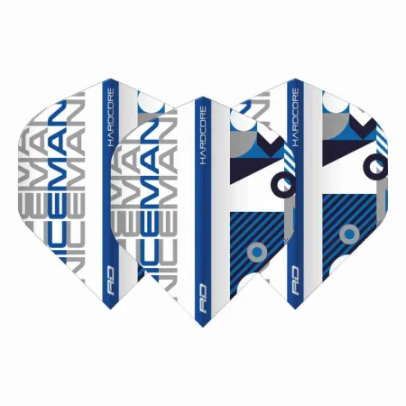 Red Dragon Letky Gerwyn Price Iceman Stack Hardcore - White & Blue RF6664