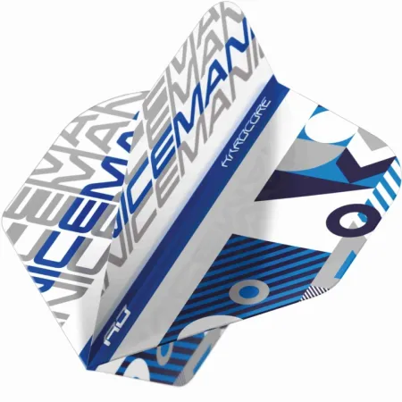 Red Dragon Letky Gerwyn Price Iceman Stack Hardcore - White & Blue RF6664