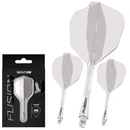 Winmau Letky Fusion - No6 - clear - midi