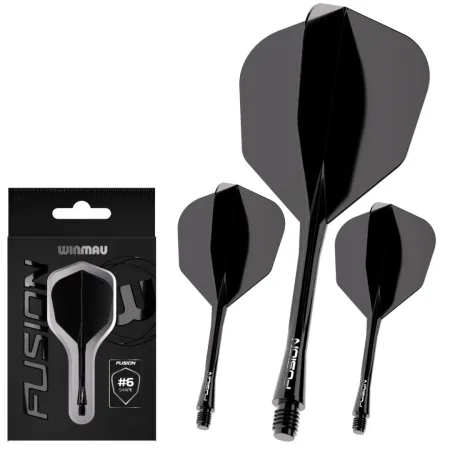 Winmau Letky Fusion - No6 - black - midi