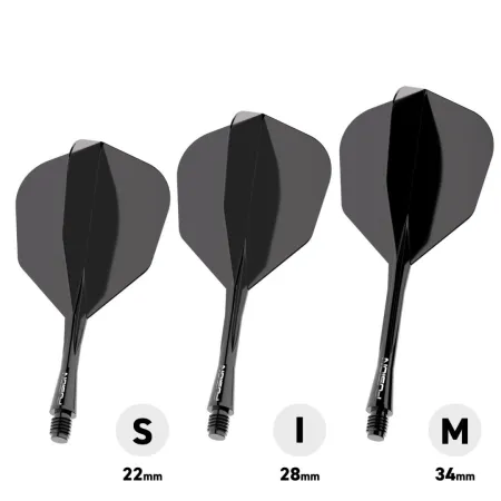 Winmau Letky Fusion - No6 - black - midi