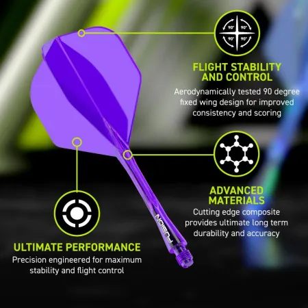 Winmau Letky Fusion - No2 - purple - medium