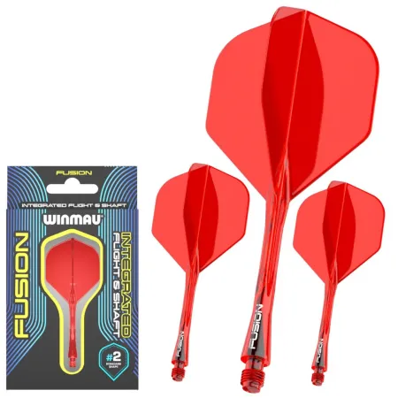 Winmau Letky Fusion - No2 - red - medium