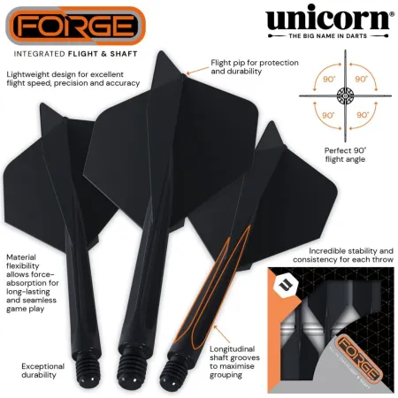 Unicorn Letky Forge All-In-One - Plus - Medium - Black 30502